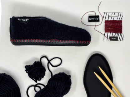 Botties Basic Socks – schnell gestrickt und gefilzt – wahnsinnig bequem – sorgt garantiert für warme Füße, auch bei Kindern – Schuhe selber machen mit den Botties Handarbeit-Kits!